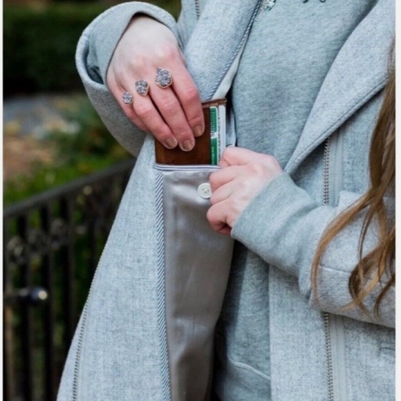 NWT J. Crew Women's Cocoon coat in Italian stadium-cloth wool, 00, GD1068 - Picture 4 of 9